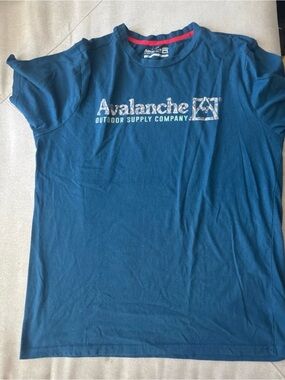 Avalanche Blue Logo Short Sleeve Tee
